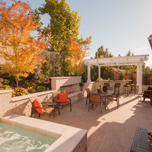 Biaggi backyard dining area