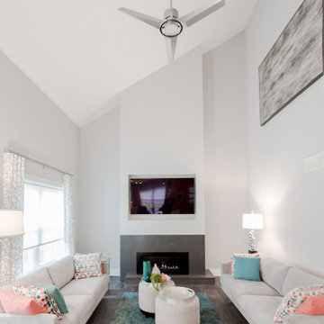 Fresh Contemporary Family Room in Warrington, PA