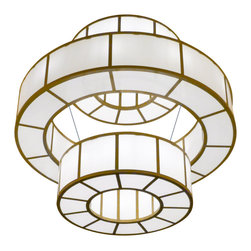 SANTA FE THREE RING CHANDELIER - Chandeliers