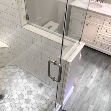 Justin and Kelley E. master bathroom by Victor Smith