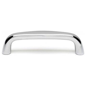 Alno Pull Modern Pull in Polished Chrome
