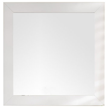 Weston 40" Rectangular Mirror, Bright White