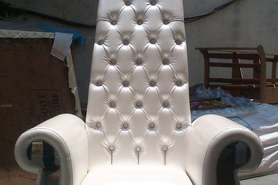 Contemporary high rise chair