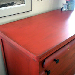 Red Empire Dresser - Buffets And Sideboards
