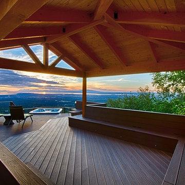 Sidorof - 180 degree panoramic views of Anchorage and the inlet