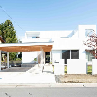 他の地域のインダストリアルスタイルのおしゃれな家の外観の写真