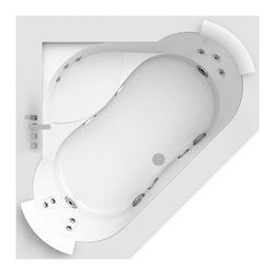 AURA CORNER 160 CORIAN&reg; - Bathtubs