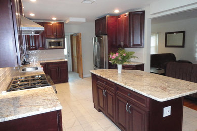 Inspiration for a contemporary kitchen remodel in New York