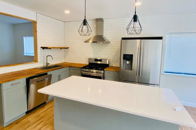Kitchen - contemporary kitchen idea in Salt Lake City