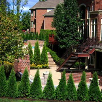 Washington Township Custom Swimming Pool with Elevation