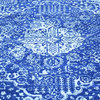 9'10"x9'10" Handmade Persian Broken Design Square Wool and Silk Rug R30862