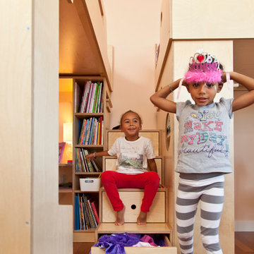 Long Island City; Two sister share a spacious room
