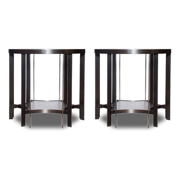 PAIR OF DONGHIA ACADIA LEGACY OCCASIONAL TABLES