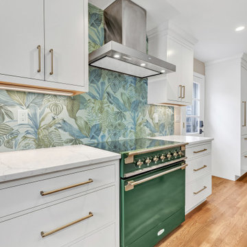 Colorful Transitional Kitchen