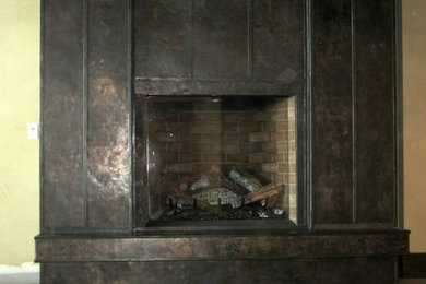 Living room - rustic living room idea in Other