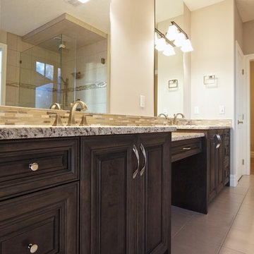 Master vanity and makeup desk