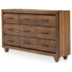 A-A Glacier Point Transitional 6-Drawer Lingerie Chest with Felt