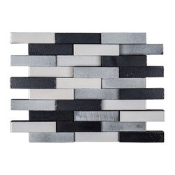 Galvanized &ndash; Elevation Brick &ndash; 11 7/8&rdquo; x 9 7/8&rdquo; (12105) Mosaic - Mosaic Tile