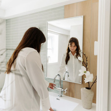 The serene bathroom