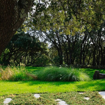 Jardin dans une intégration naturelle