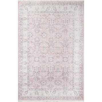 Momeni Helena Polyester and Cotton Area Rug, Pink, 2'x3'