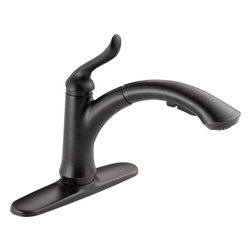 Delta Linden&trade; Single Handle Water-Efficient Pull-out Kitchen Faucet - Kitchen Faucets