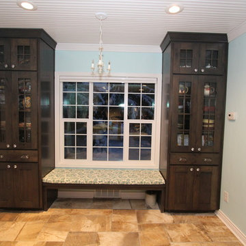 Antique Black Knotty Hickory Kitchen