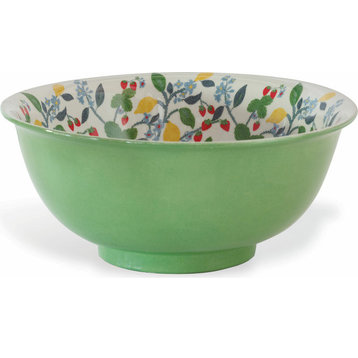 Crewel Summer Bowl - Green