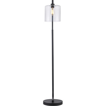 Whistler 1 Light Floor Lamp, Black