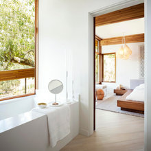 aa master bedroom to bathroom transition