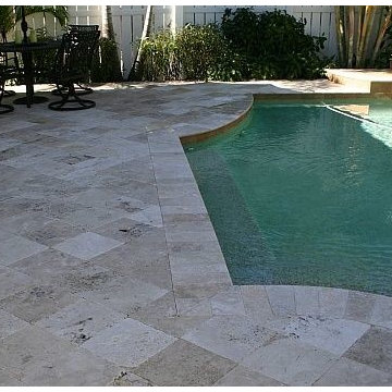 59 - Tuscany Pool with a Travertine Deck