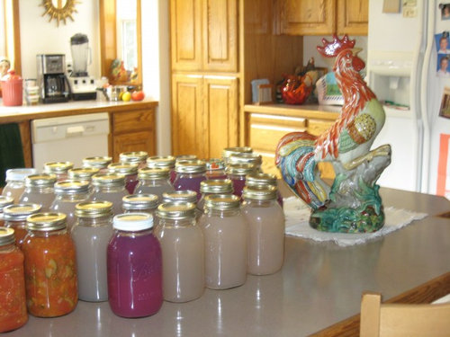 I have honey oak cabinets in kitchen. My husband does not ...