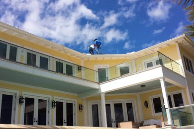Inspiration for a timeless exterior home remodel in Miami