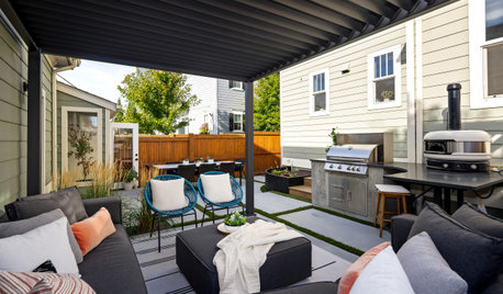 Cleverly Zoned Outdoor Rooms Maximize a 430-Square-Foot Backyard