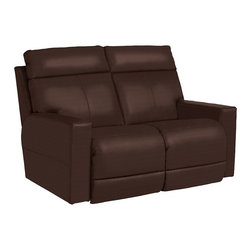 Jax Power La-Z-Time Full Reclining Loveseat by La-Z-Boy shown in Chocolate - Products