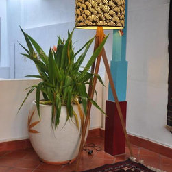 Tripod Floor Stand & Hand Cut Paloma shade - Products