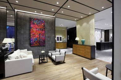 Inspiration for a contemporary living room remodel
