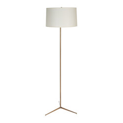 Anders Brass Tripod Floor Lamp - Floor Lamps