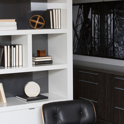 Modern High-Gloss Bookshelf (mHouse Project) - Storage And Organization