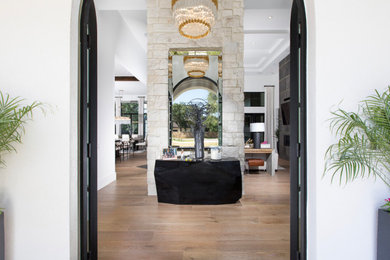 This is an example of a transitional entryway in Austin.