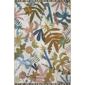 JB x Loloi In/Out Pisolino Ivory / Multi 2'-3" X 3'-9" Area Rug