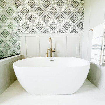 The Cottage Mill Remodel: The Pattern Play Primary Bathroom