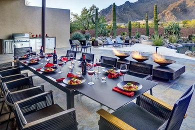 Example of a trendy exterior home design in Phoenix