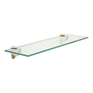 Heron Floating Clear Glass Shelf - Contemporary - by Spancraft Ltd.