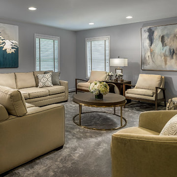 Basic Basement Turned Entertainers Dream