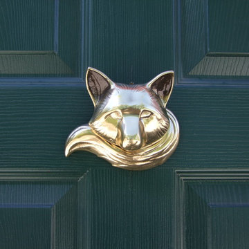Fox Door Knocker, Brass - MH3151