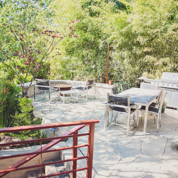 Private Flagstone Patio