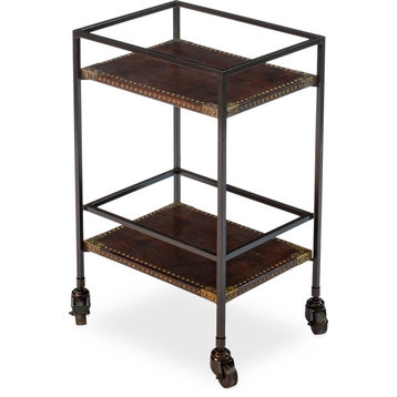 Industrial Bar Trolley - Bronze