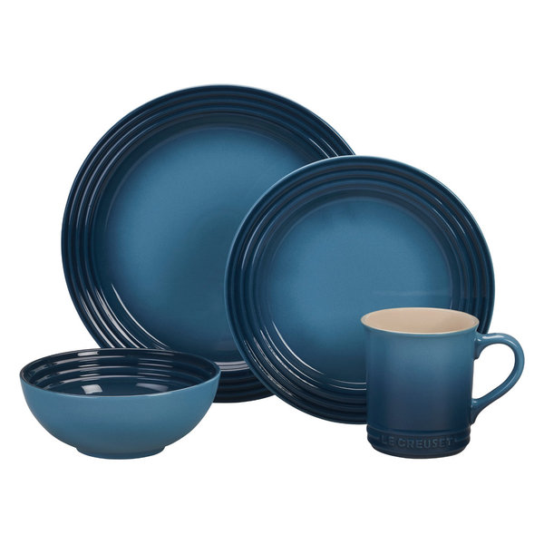 Le Creuset Marine 16 Piece Dinnerware Set