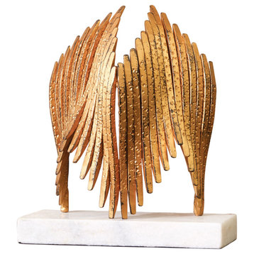 Icarus Sculpture, Brass